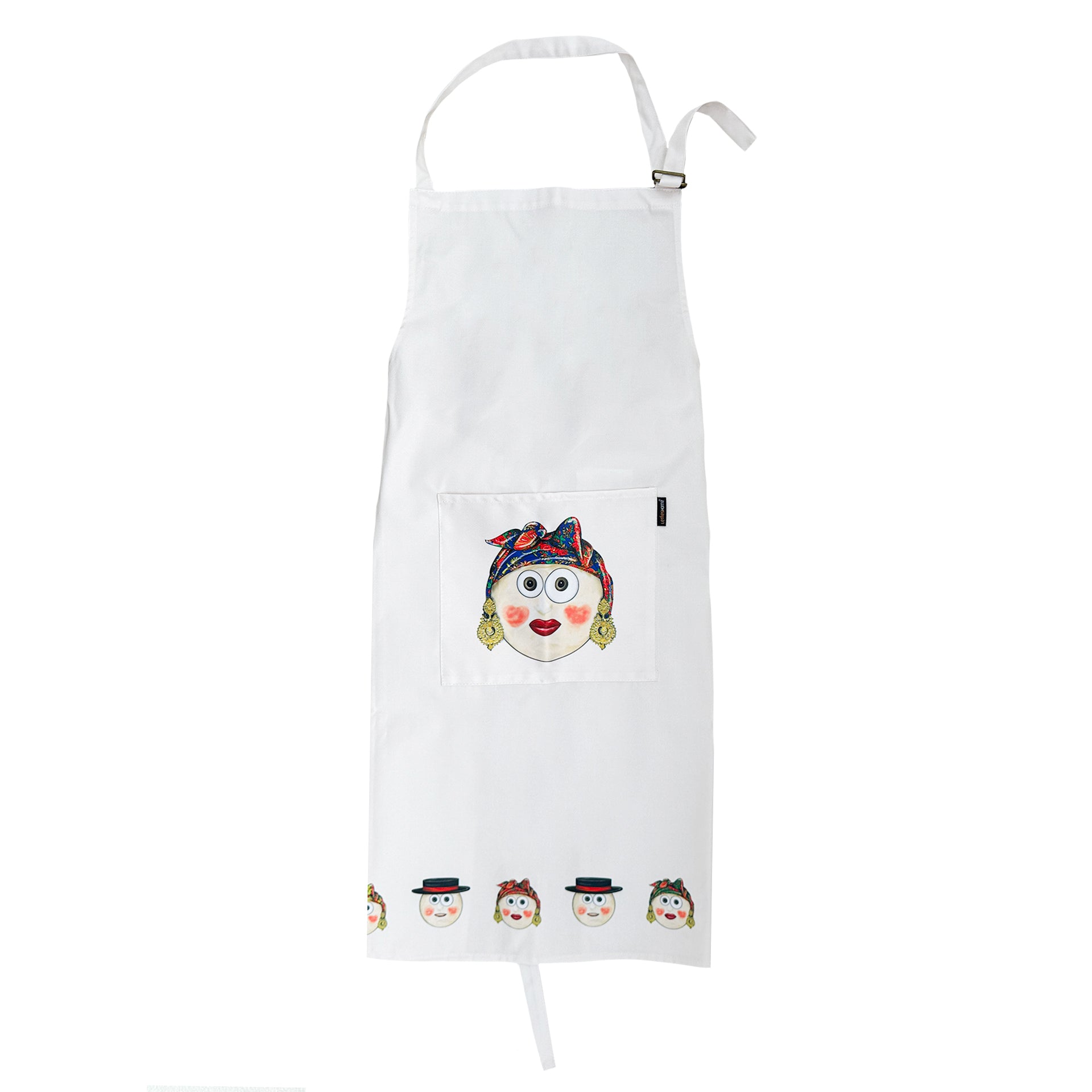 Avental Rostos da Romaria