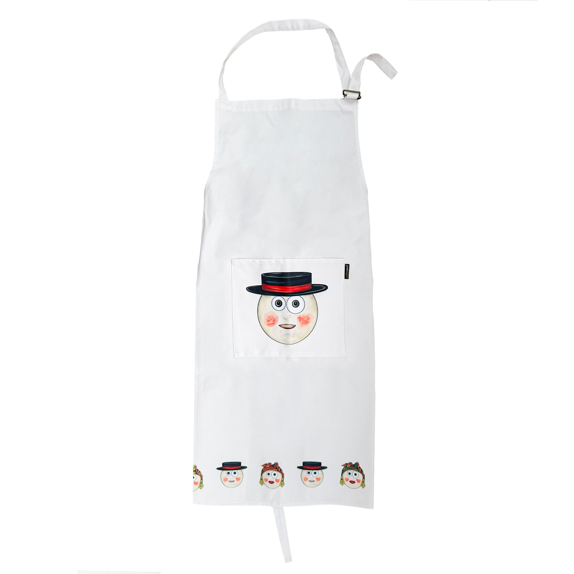 Avental Rostos da Romaria