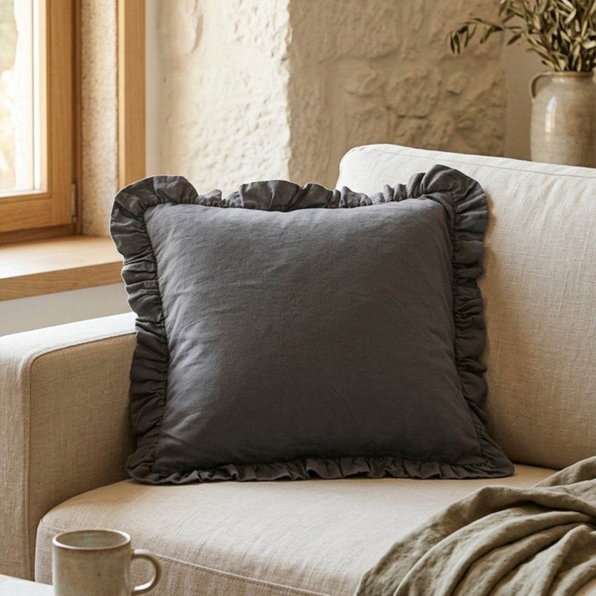 Housse de Coussin Cetim Orgânico Soft