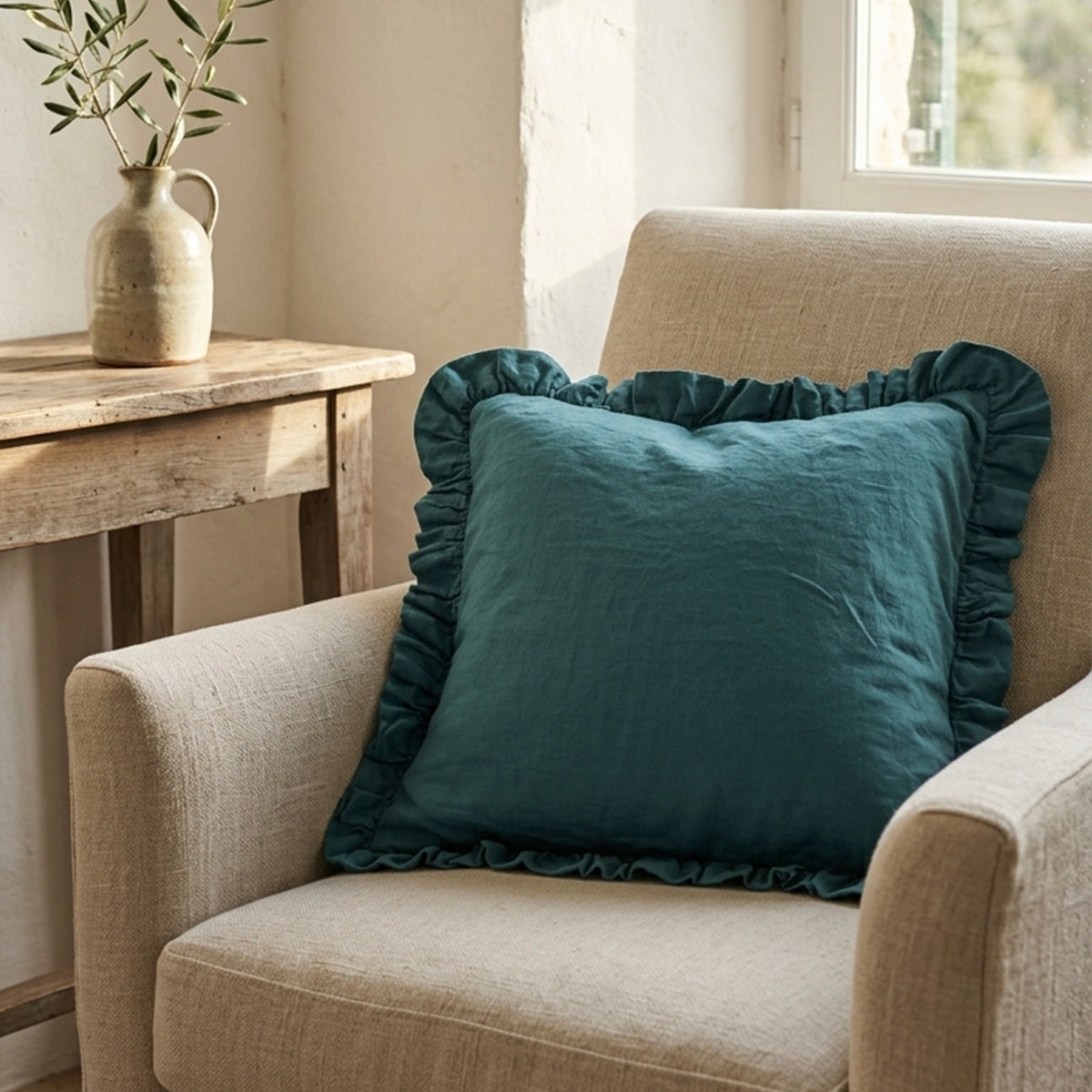 Housse de Coussin Cetim Orgânico Soft
