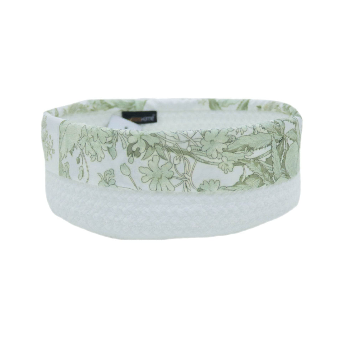 Cesto com Aplicação Botanique Menta - LethesHome