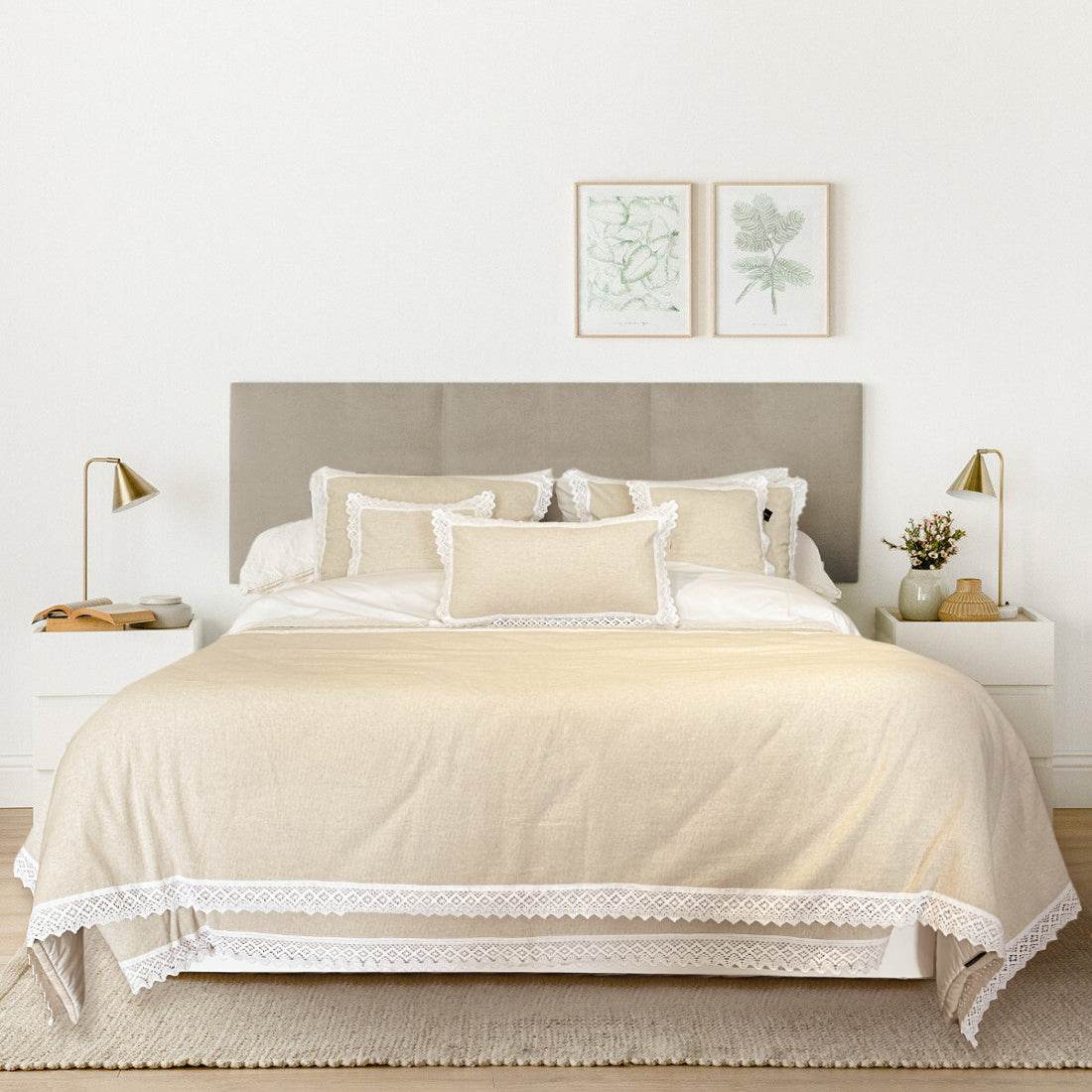 Colcha Acolchoada Tucuman com Renda - LethesHome