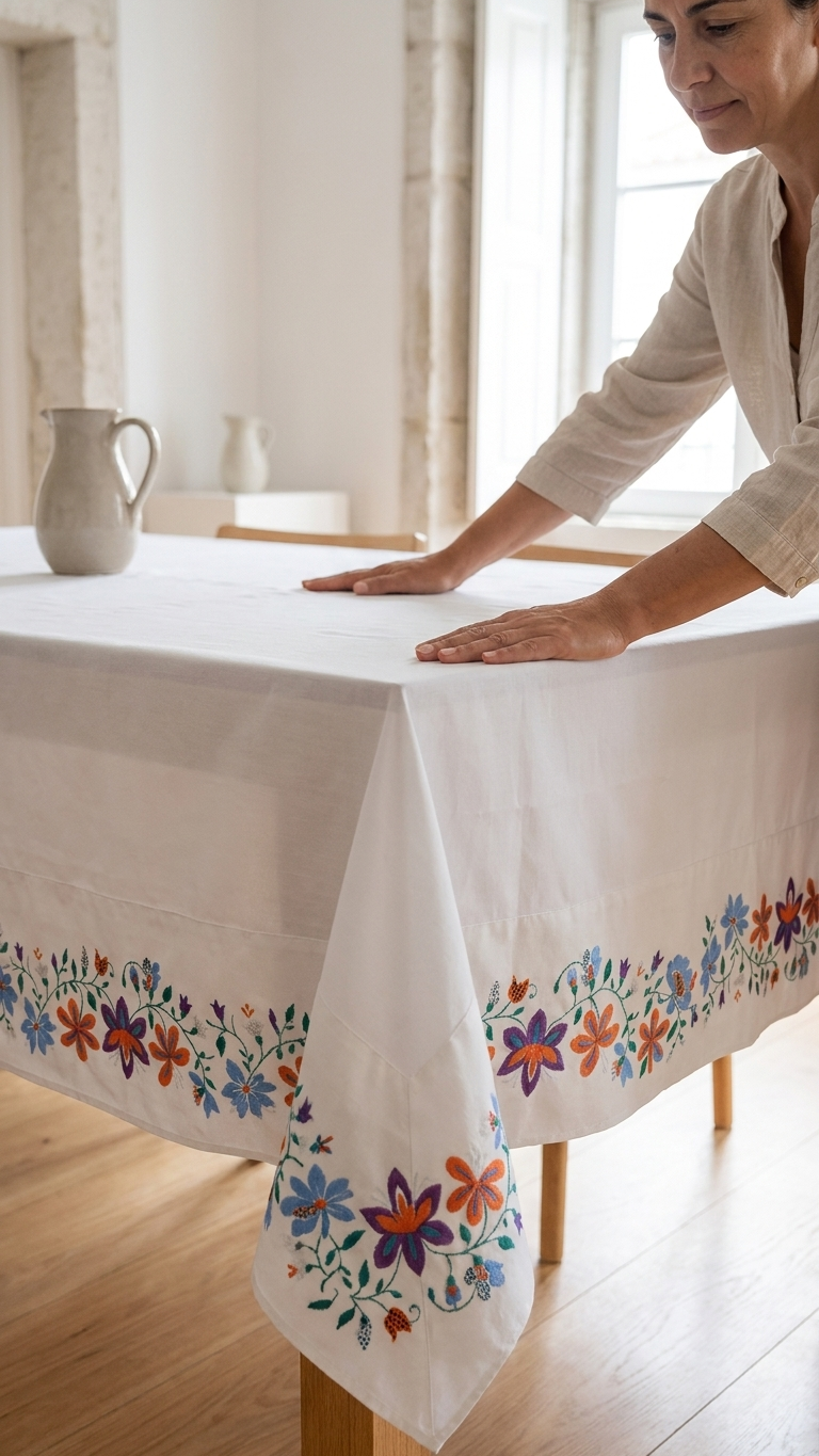 Toalha de Mesa Flor do Minho