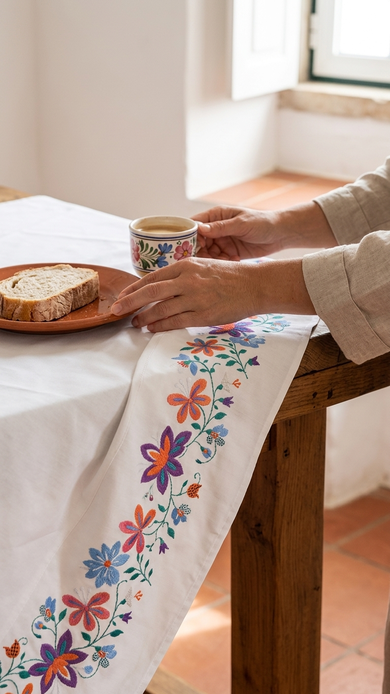Toalha de Mesa Flor do Minho