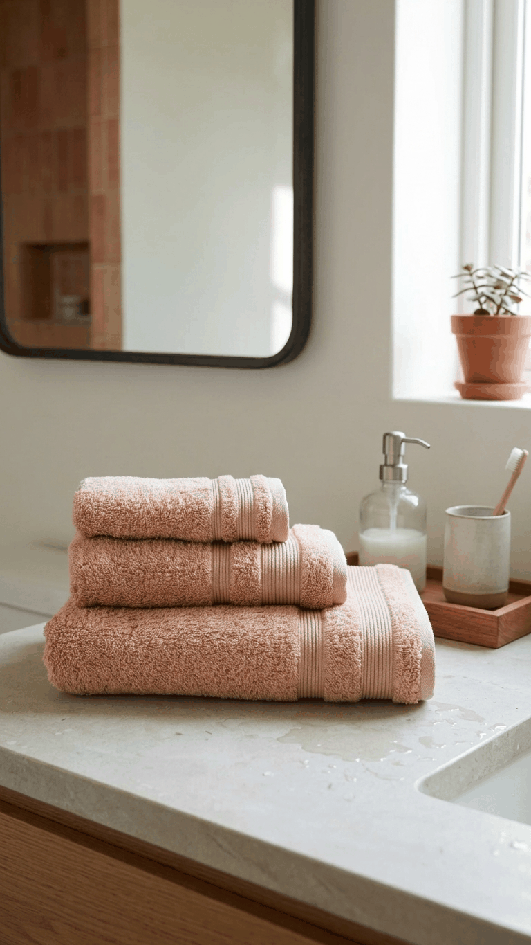 Conjunto de toalhas de banho soft coloridas em algodão 100% fabricadas em Portugal