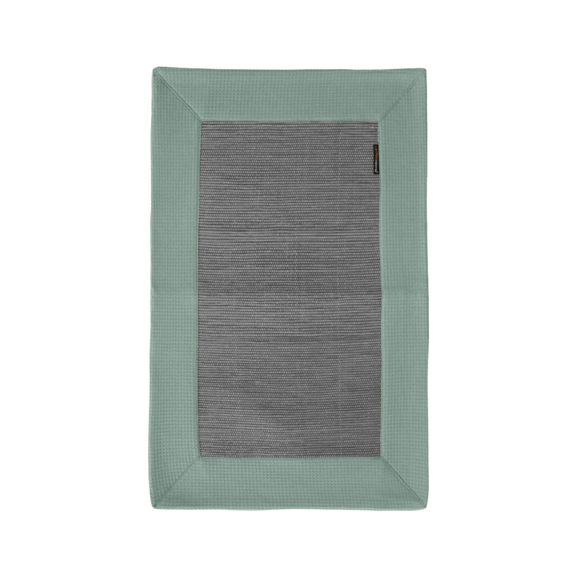 Tapete Cinza com Aplicação Favo - LethesHome