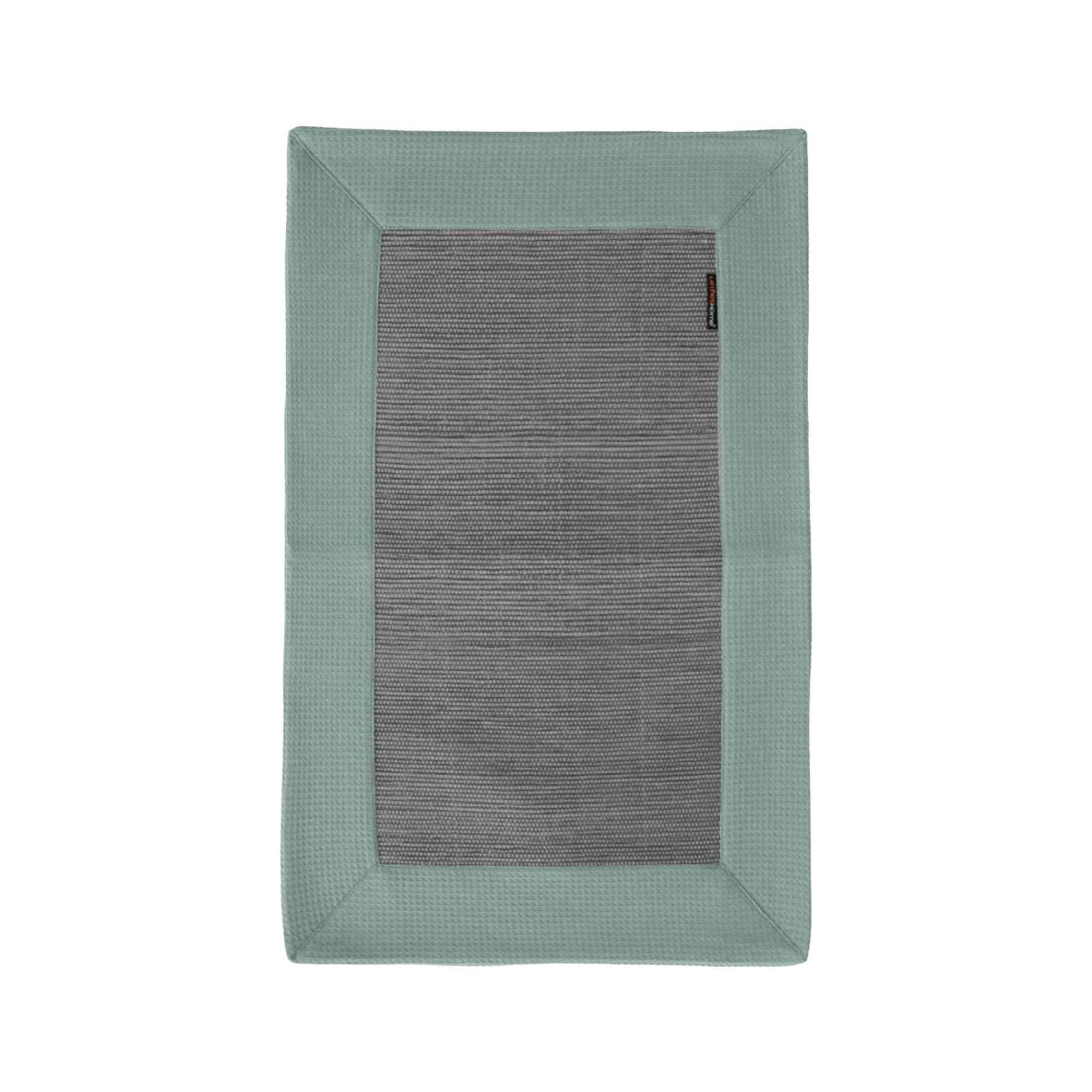 Tapete Cinza com Aplicação Favo - LethesHome