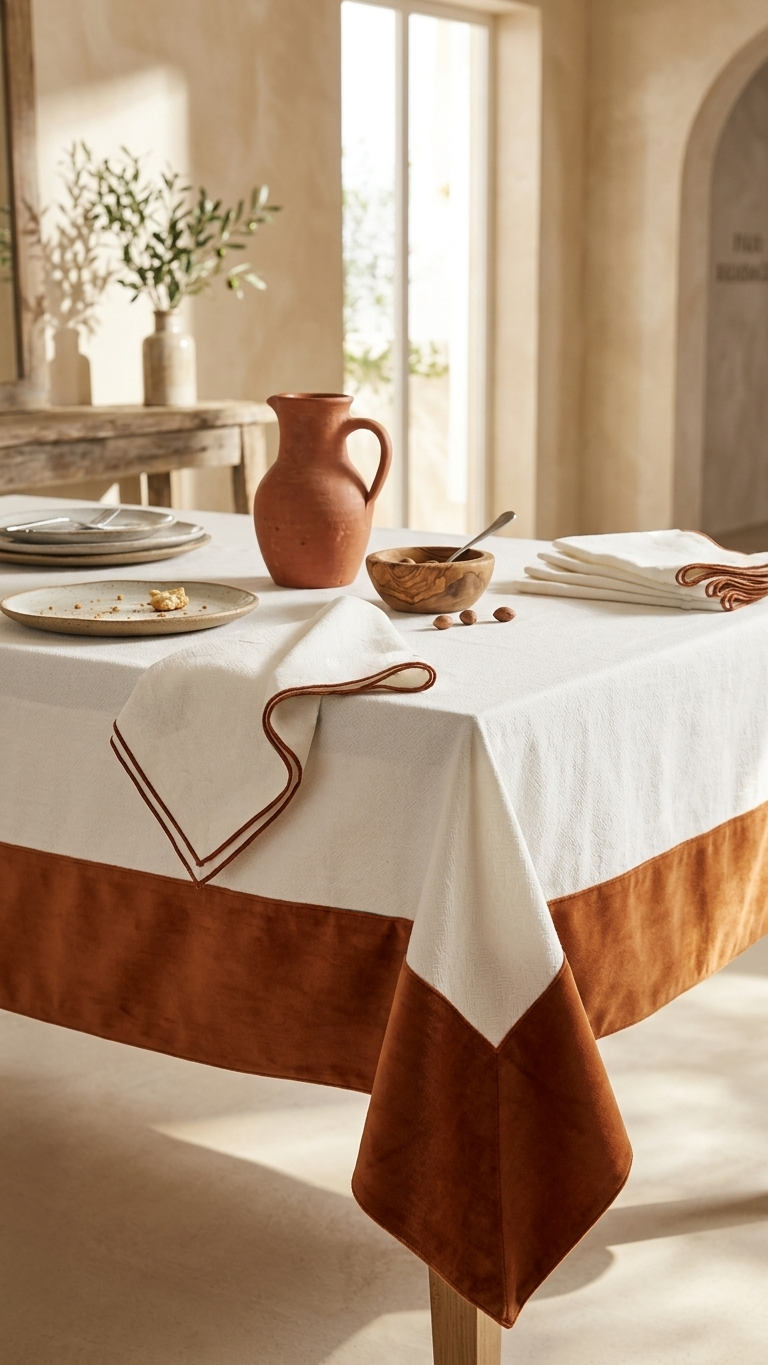 Toalha de Mesa Veludo Soft
