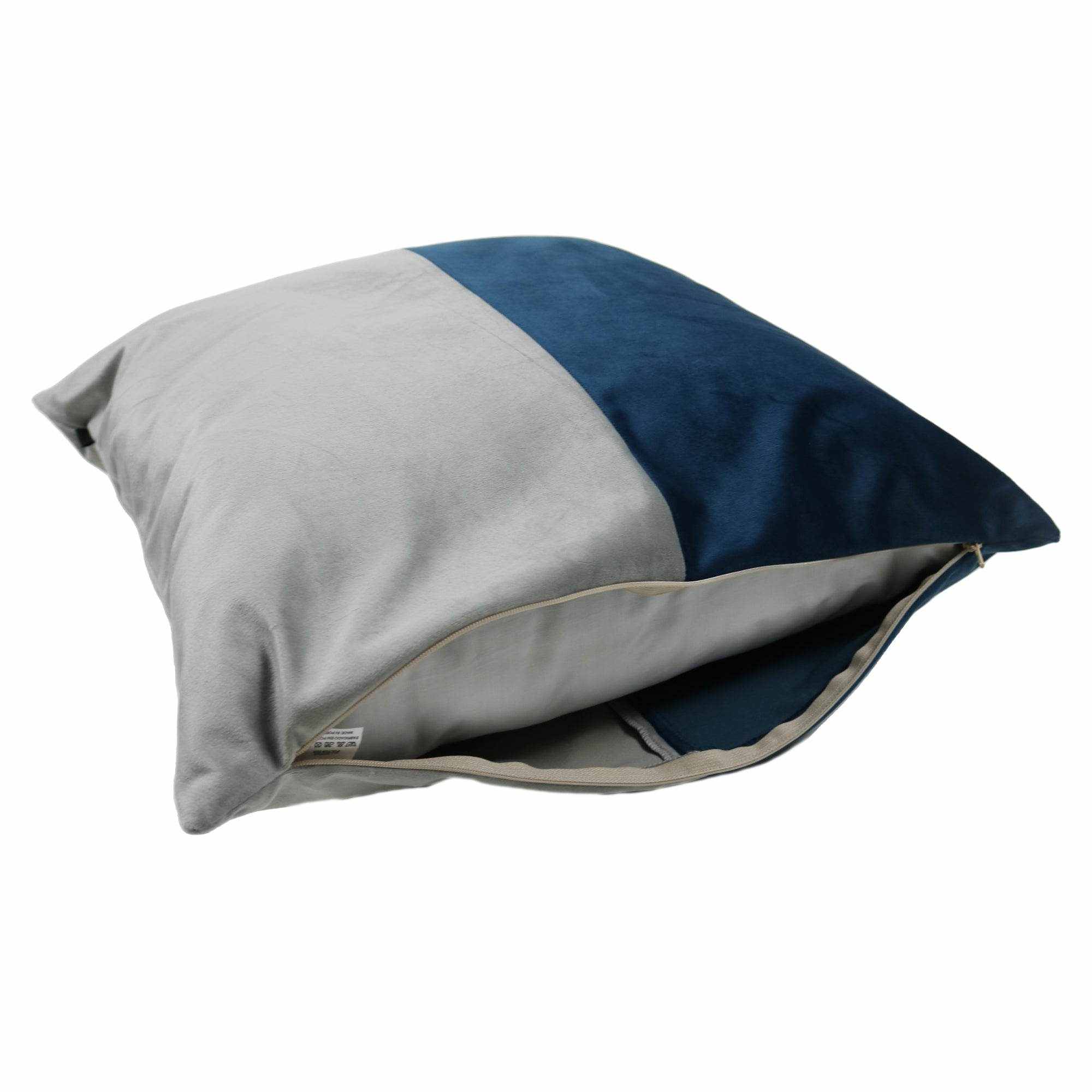 Capa de Almofada Veludo Soft Bicolor