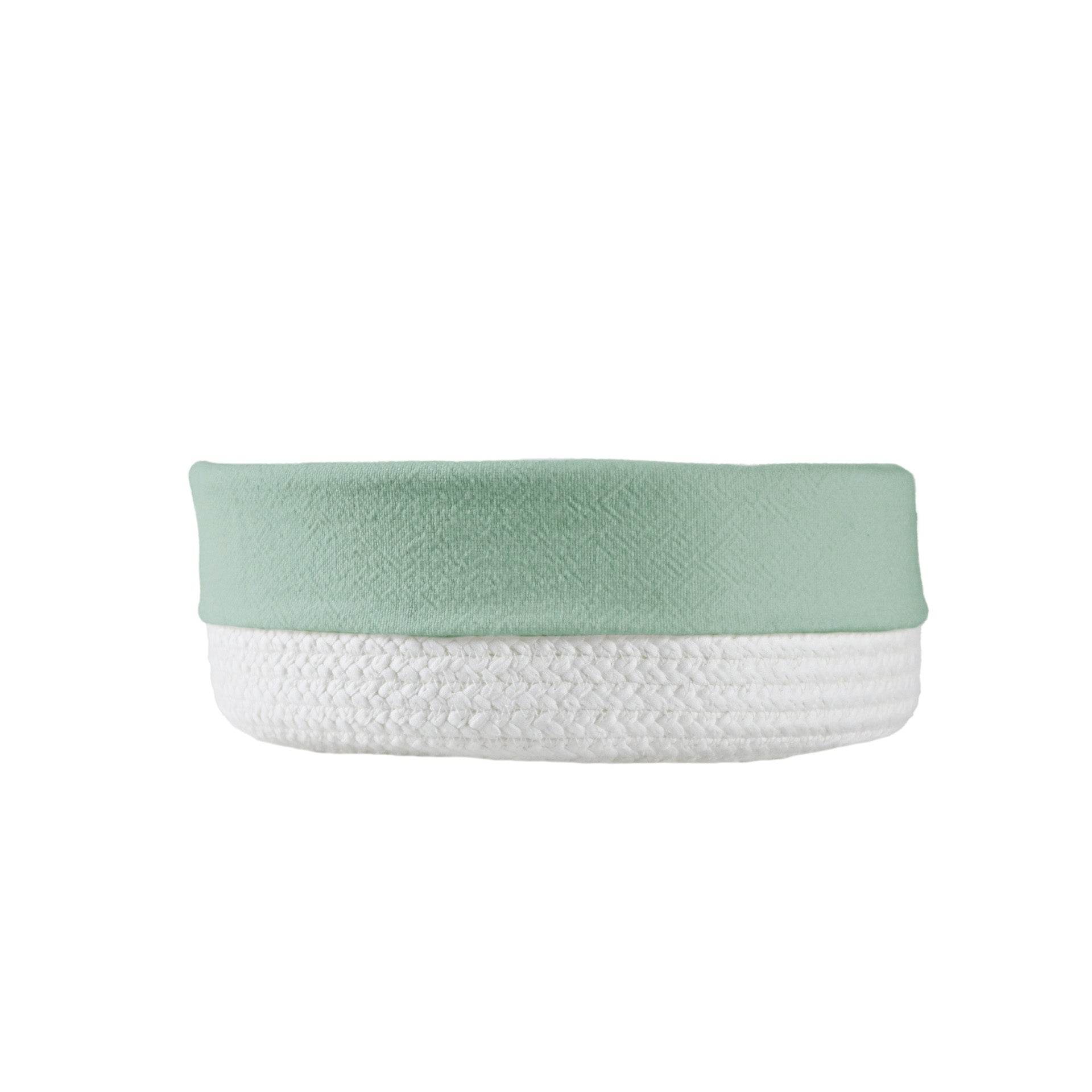 Cesto com Aplicação Linho Pure Soft - LethesHome