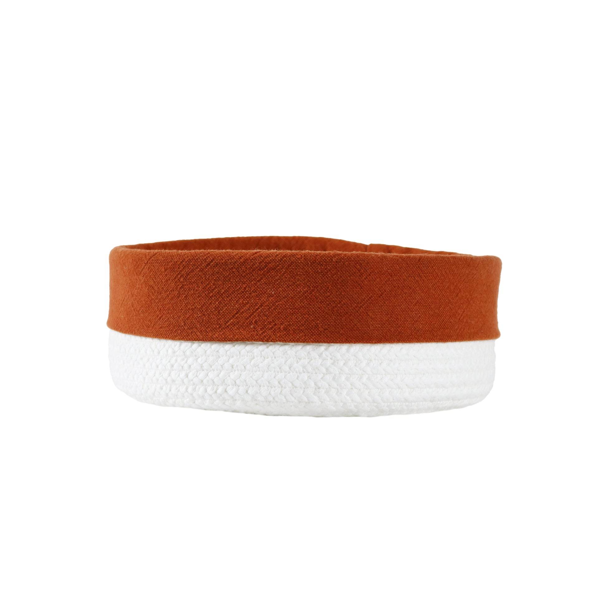 Cesto com Aplicação Linho Pure Soft - LethesHome