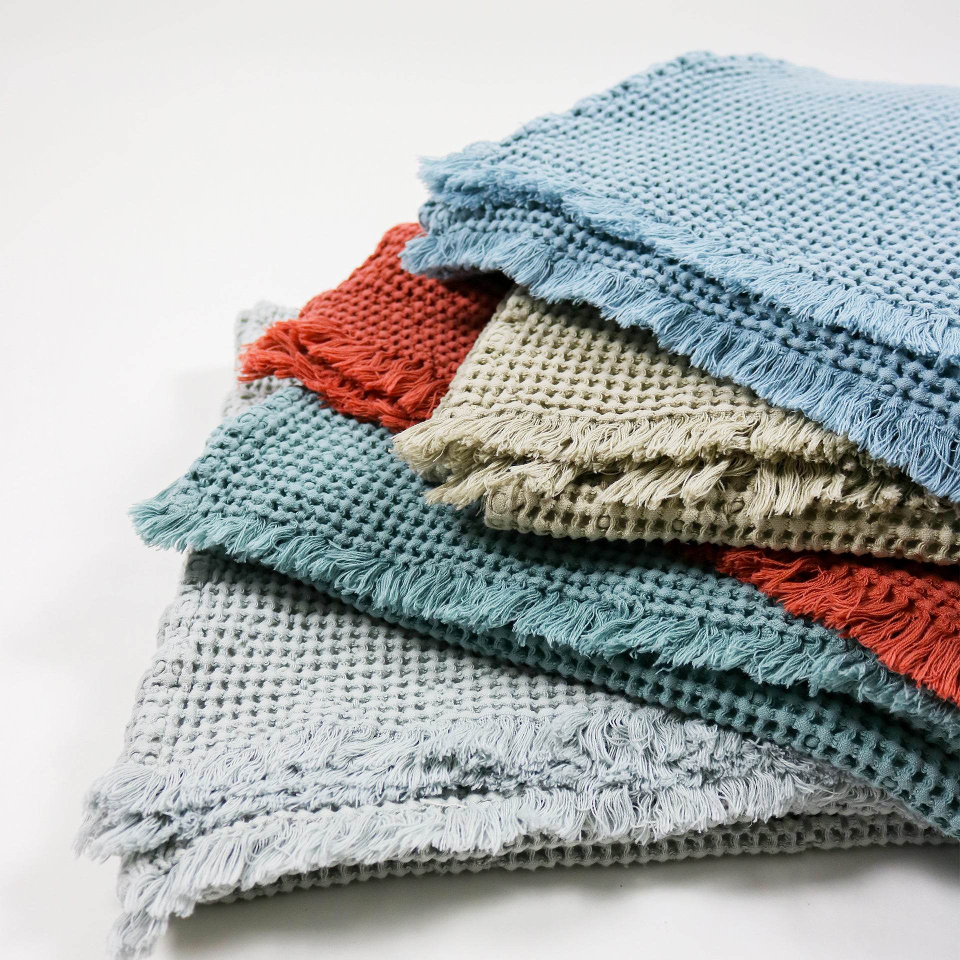 Manta com Franjas Favo Soft - LethesHome