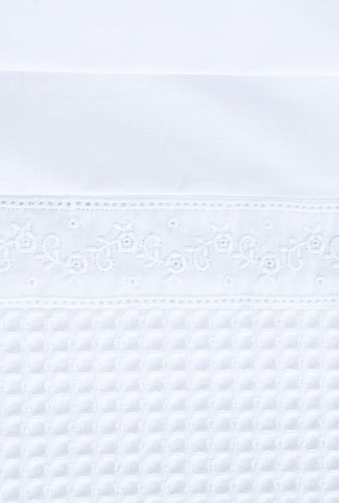 Colcha Acolchoada Favo Renda 226 - LethesHome