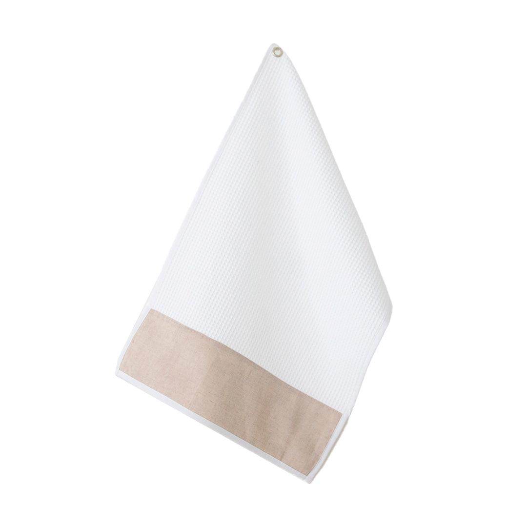 Pano de Cozinha em Favo c/ Aplicação Linen - LethesHome