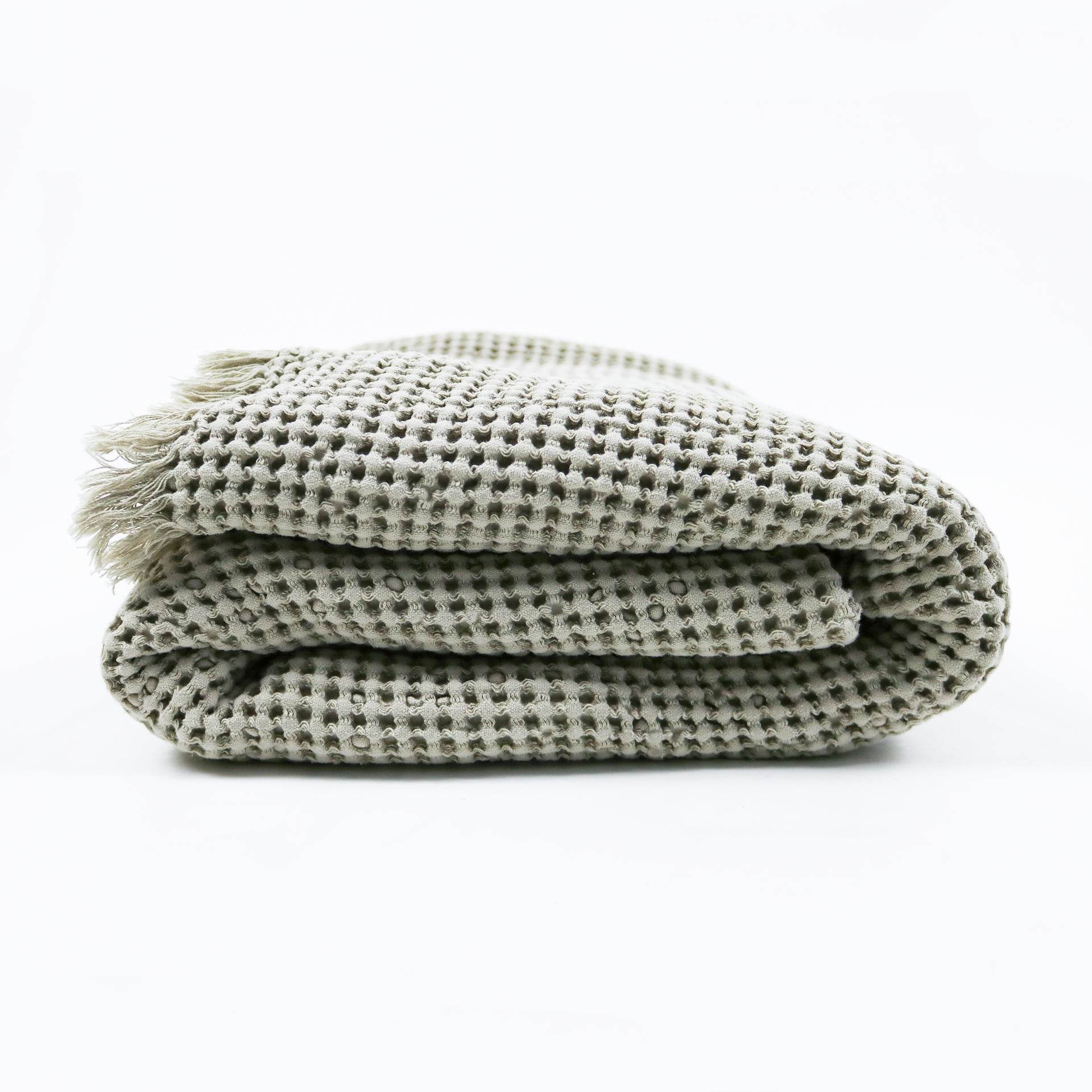 Manta com Franjas Favo Soft - LethesHome