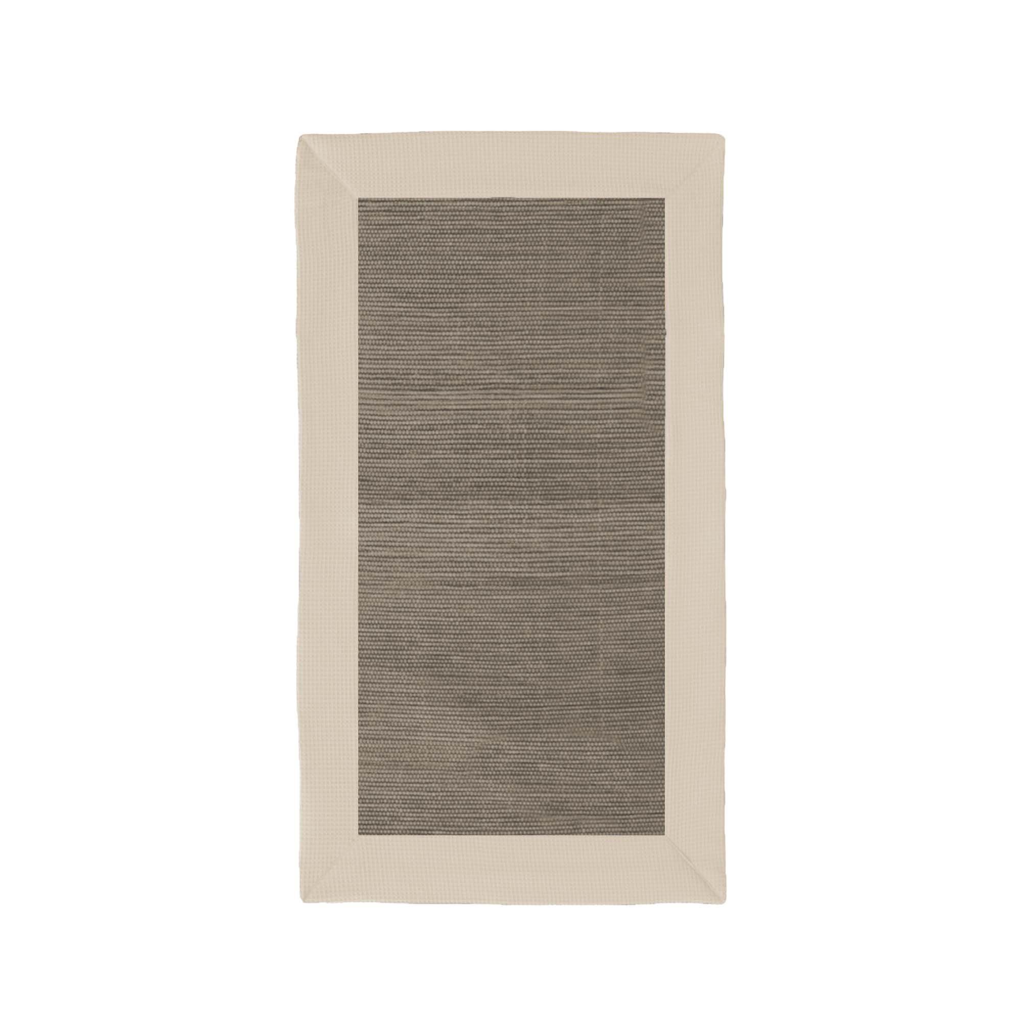 Tapete Taupe com Aplicação Favo - LethesHome