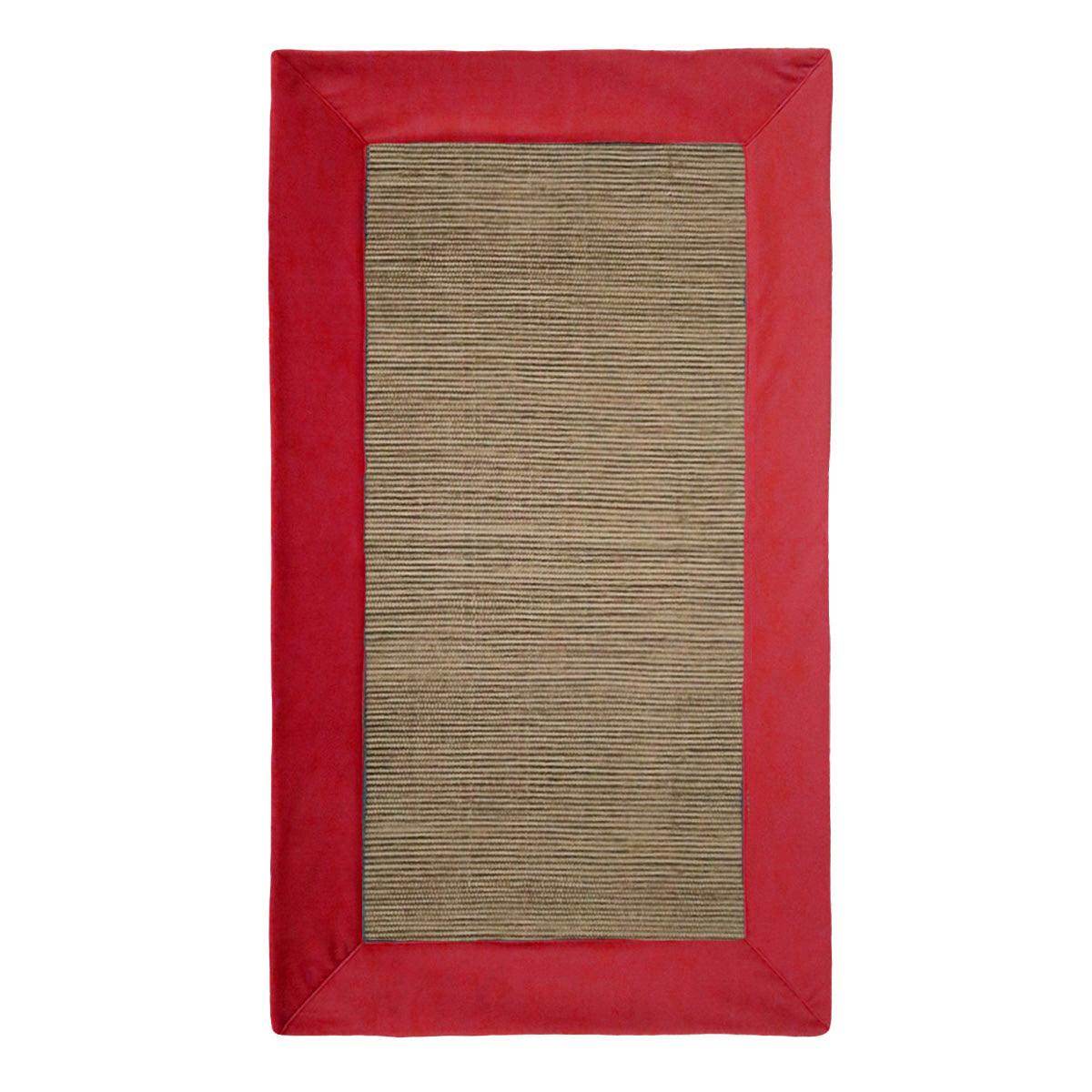 Tapete Taupe com Aplicação Veludo Soft - LethesHome